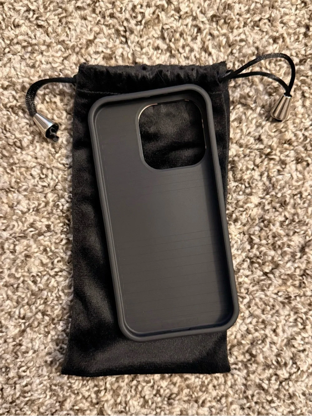 BURGA Tortoiseshell Phone Case with Black Pouch